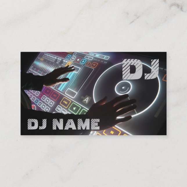 DJ Business Card (Front)