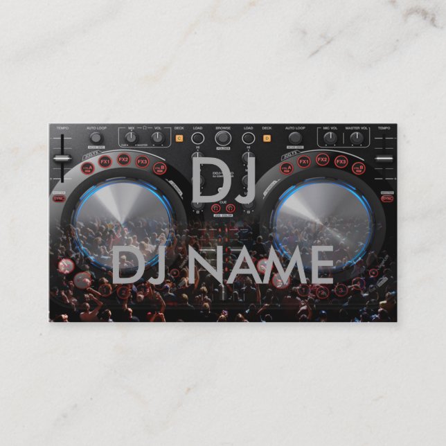 dj business card (Front)