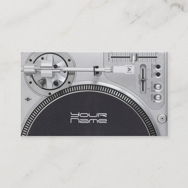 DJ  Business Card (Front)