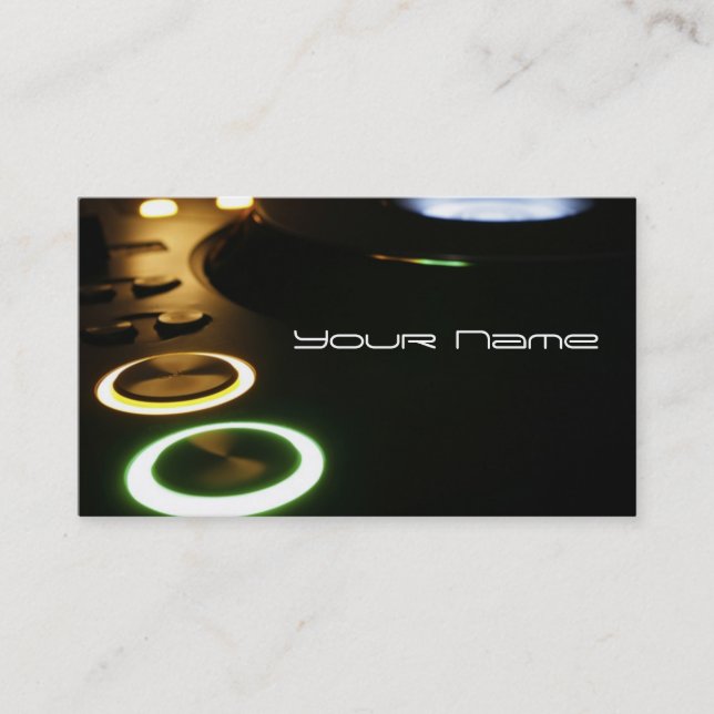 DJ  Business Card (Front)