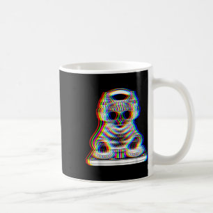 Dj Cat Edm Music Funny Gifts For Cat Lover Men Wom Coffee Mug