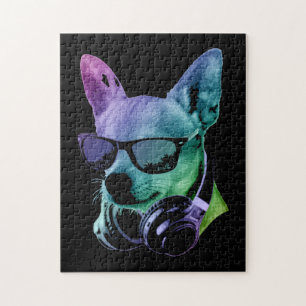 DJ Chihuahua Jigsaw Puzzle