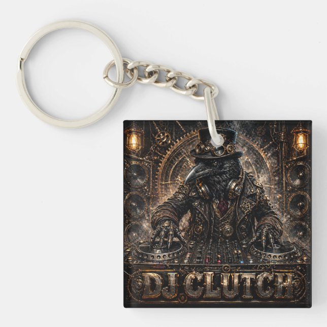 DJ CLUTCH DOUBLE SIDED KEYCHAIN (Front)