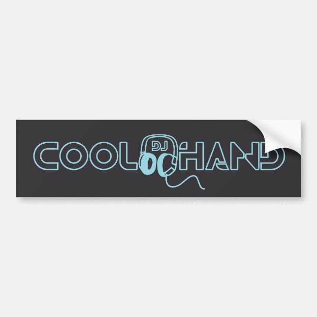 DJ Cool Hand Bumper Sticker (Front)