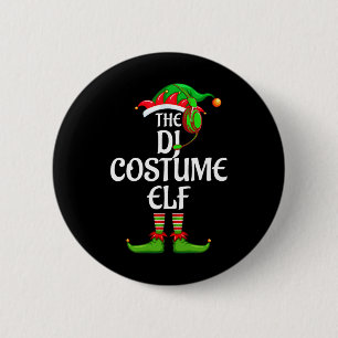 Dj Costume Elf Matching Family Group Christmas Par 2 Inch Round Button