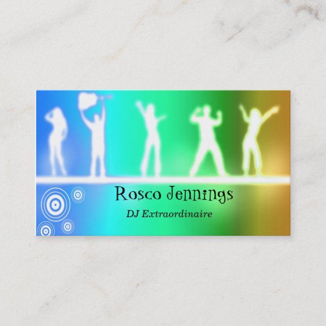 DJ Custom Business Card (Front)