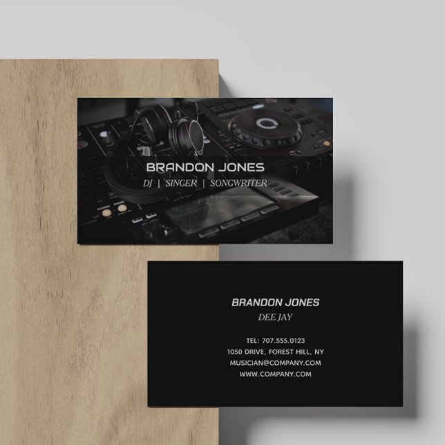 DJ Custom Business Card (Creator Uploaded)