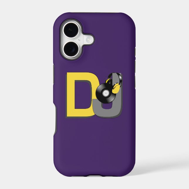 DJ custom colour iPhone case (Back)
