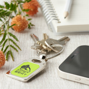 DJ custom colour & monogram key chain