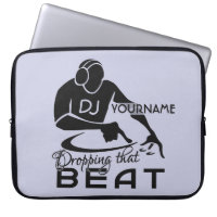 DJ custom laptop sleeve