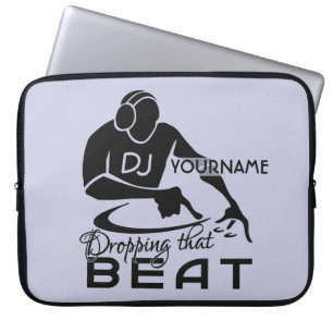 DJ custom laptop sleeve
