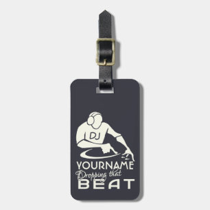 DJ custom luggage tag