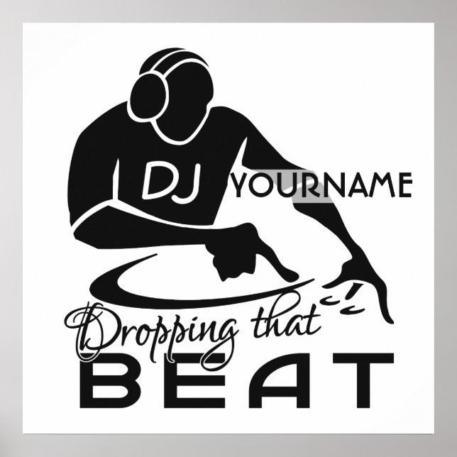 DJ custom poster (Front)