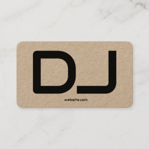DJ Custom QR Code Business Card