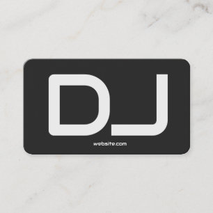 DJ Custom QR Code Premium Calling Card