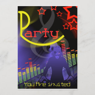 DJ Dance Party V3 Invitation