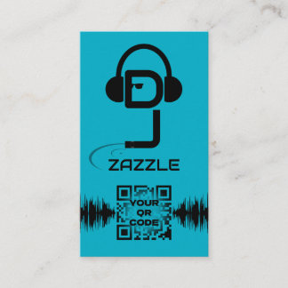 DJ Deejay Disc Jockey Business Card