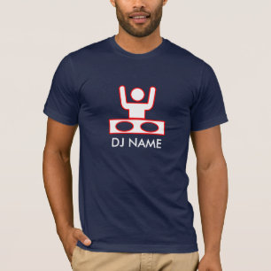 DJ Disc jockey deejay customizable editable name T-Shirt