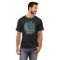 dj disco house music round design on dark