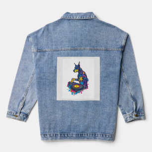 DJ Doberman � Club Vibe Party Dog Denim Jacket