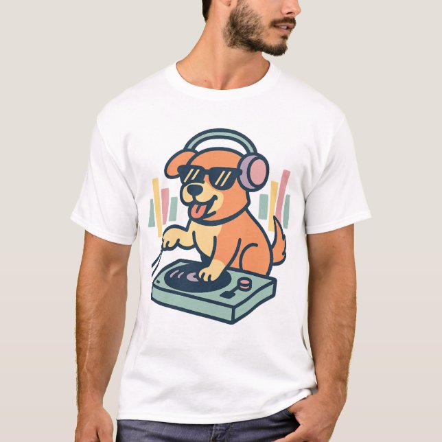 DJ Dog T-Shirt (Front)