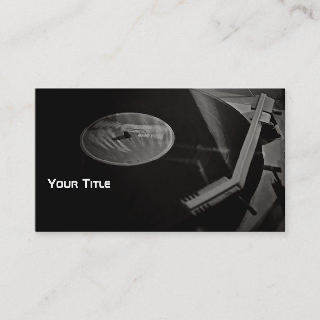 DJ For 2 Time Business Card (Front)