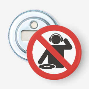 DJ free zone Bottle Opener