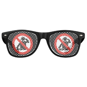 DJ free zone Retro Sunglasses