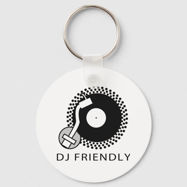 DJ Friendly Keychain (Front)
