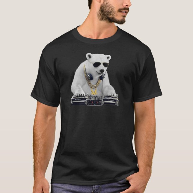 DJ FrostBite Polar Bear T-Shirt (Front)