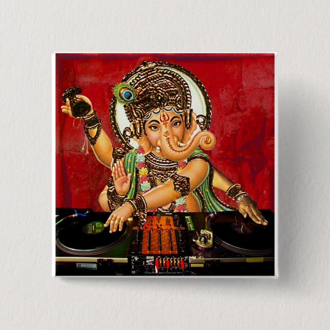 DJ GANESH pin (Front)