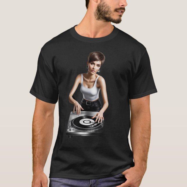 Dj Girl T-Shirt (Front)
