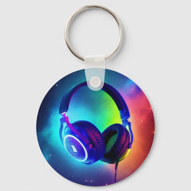 DJ Headphone Keychain (Front)