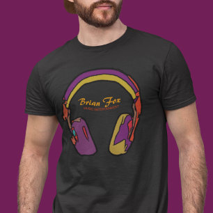 DJ headphone music personalized T-Shirt