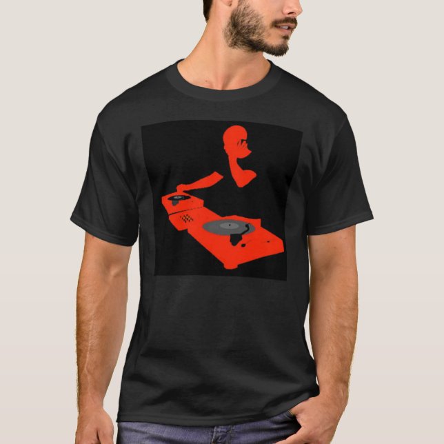 DJ House - Red Hot T-Shirt (Front)