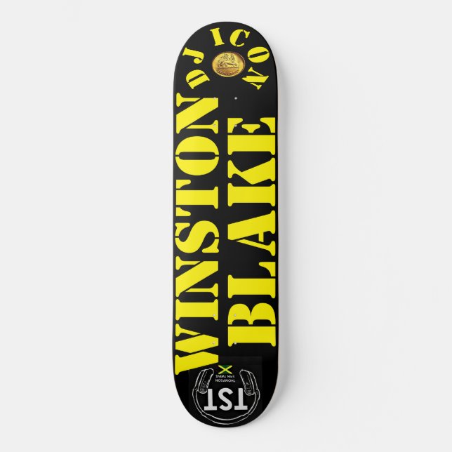DJ ICON WINSTON BLAKE 8 1/4" Skateboard Deck (Front)
