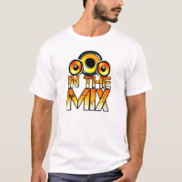 dj in the mix speakers design t-shirt