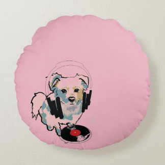 DJ Kato Round Pillow