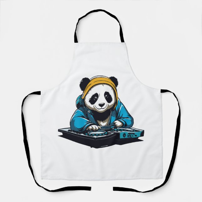 DJ Kawaii Panda Apron (Front)