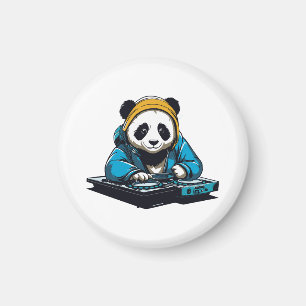 DJ Kawaii Panda Magnet