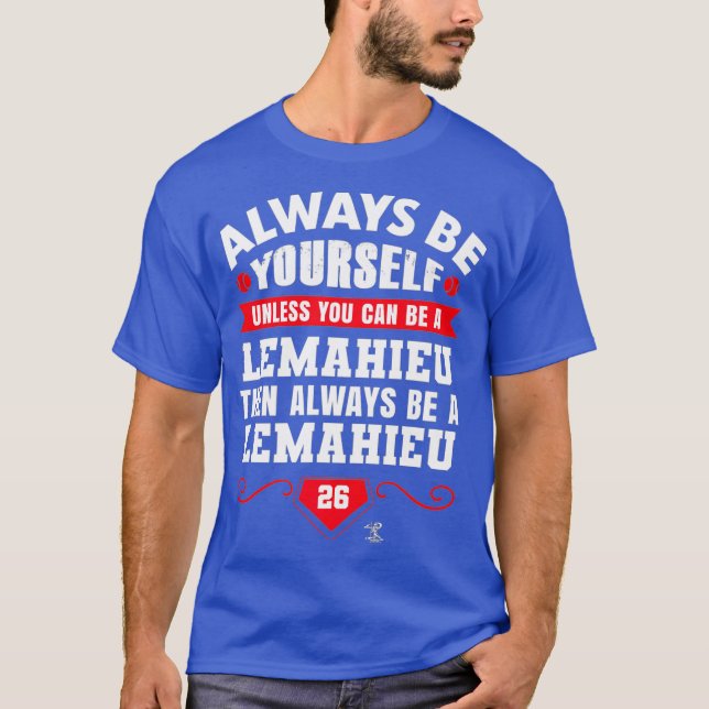 DJ LeMahieu Always be Yourself Gameday Premium T-Shirt (Front)