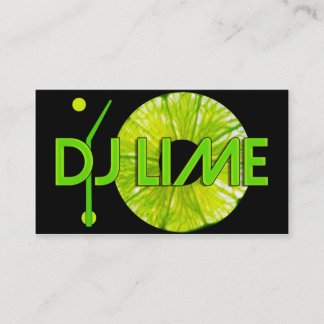 DJ LIME BUSINESS CARD