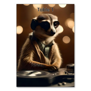 DJ Meerkat: Spinning Tracks, Table Number