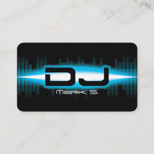 DJ Modern Sky Blue Carte de visite