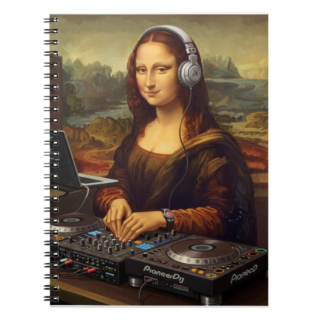 DJ Mona Lisa Notebook (Front)