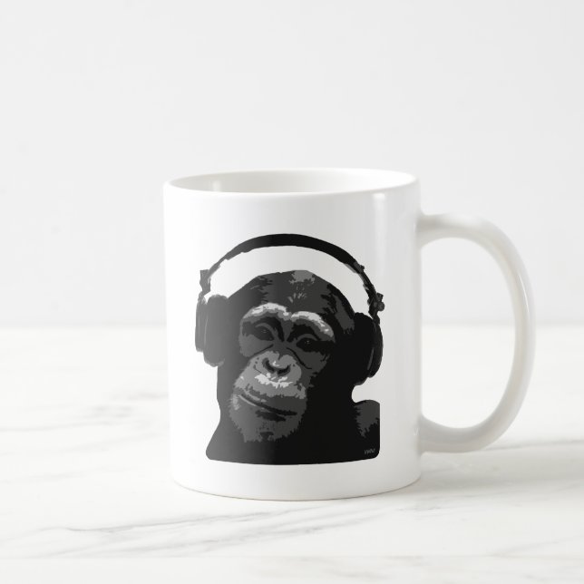 DJ MONKEY COFFEE MUG (Right)