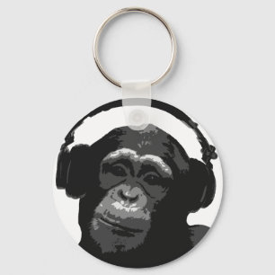 DJ MONKEY KEYCHAIN