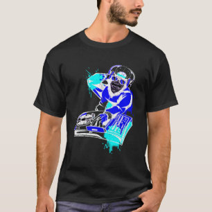 DJ Monkey Music Party Fun Sunglasses Monkey Headph T-Shirt