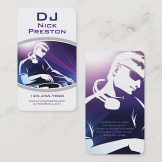 DJ Music Business Card