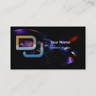 DJ Music Business Card